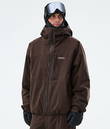 Dope Apex Snowboardjakke Dark Brown