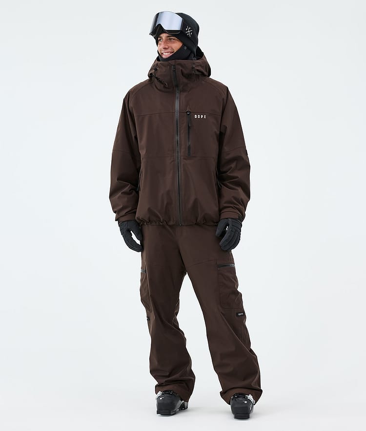 Dope Apex Skijakke Herre Dark Brown, Image 2 of 9