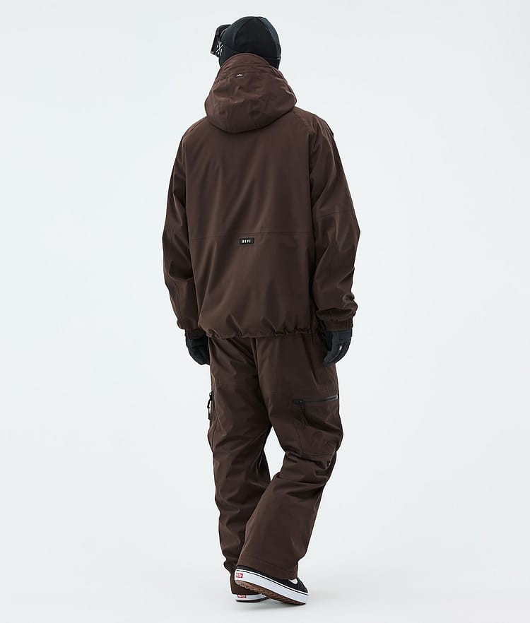 Dope Apex Snowboardjakke Herre Dark Brown, Image 3 of 9