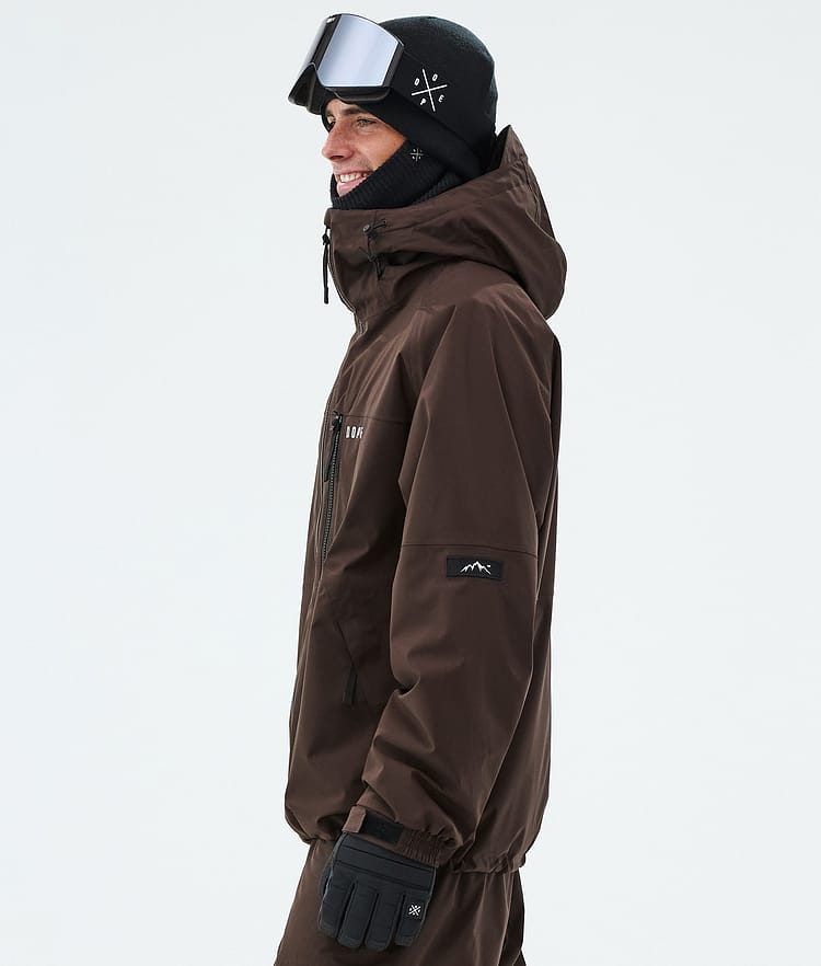 Dope Apex Skijakke Herre Dark Brown, Image 5 of 9