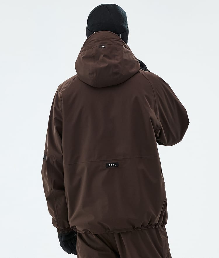 Dope Apex Snowboardjakke Herre Dark Brown, Image 6 of 9