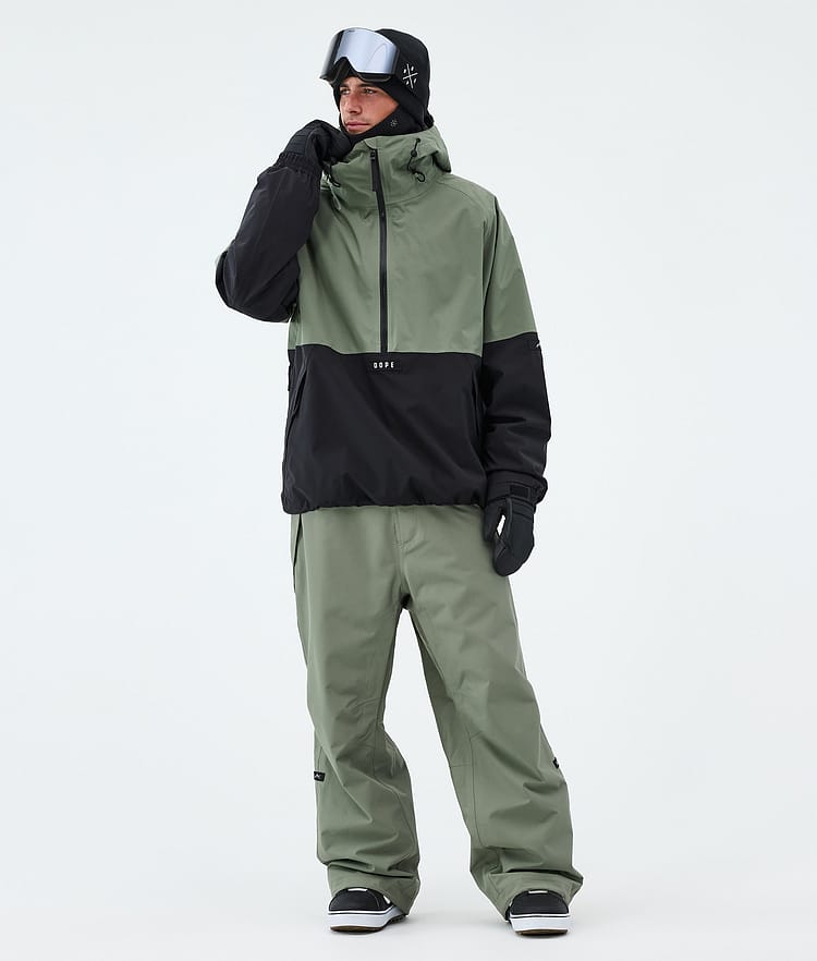 Dope Arnok Snowboardjakke Herre Moss Green/Black, Image 2 of 8