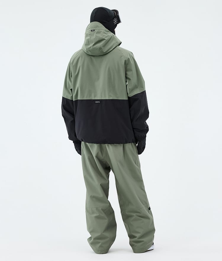 Dope Arnok Snowboardjakke Herre Moss Green/Black, Image 3 of 8