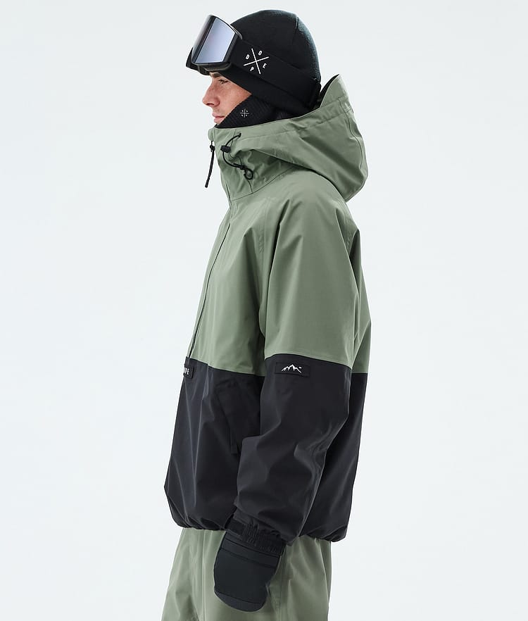 Dope Arnok Snowboardjakke Herre Moss Green/Black, Image 5 of 8