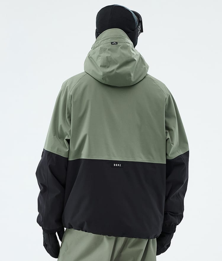 Dope Arnok Snowboardjakke Herre Moss Green/Black, Image 6 of 8