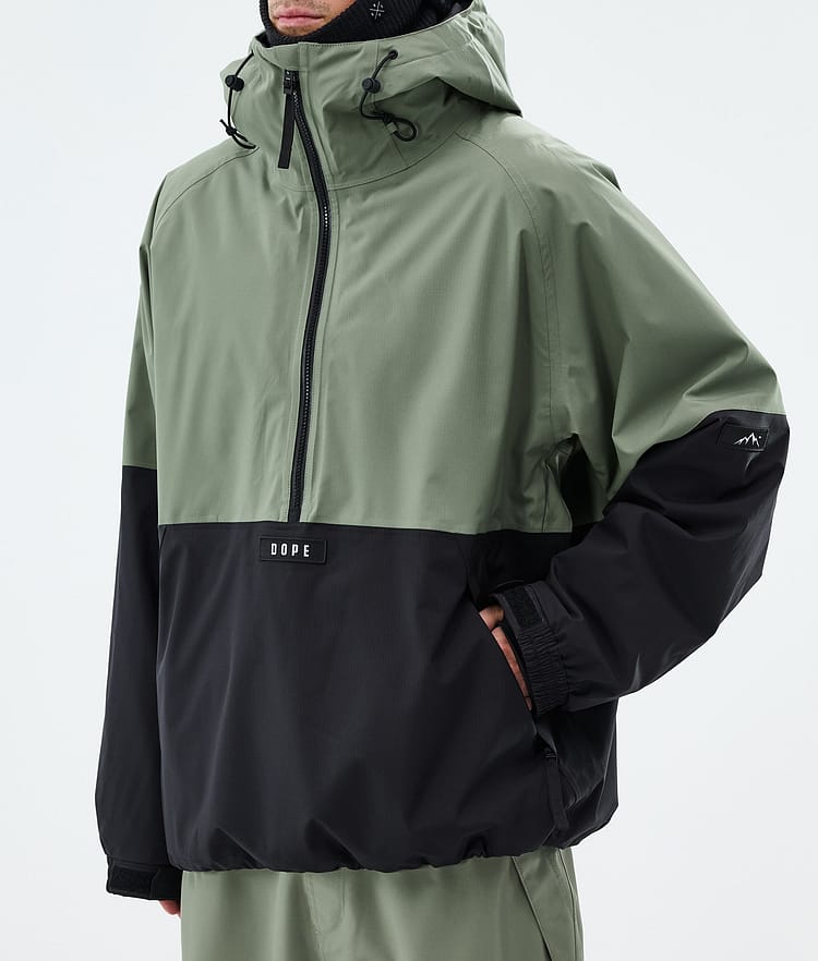 Dope Arnok Snowboardjakke Herre Moss Green/Black, Image 7 of 8