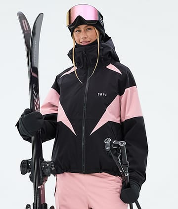 Dope Spartan W Skijakke Spike Black/Soft Pink