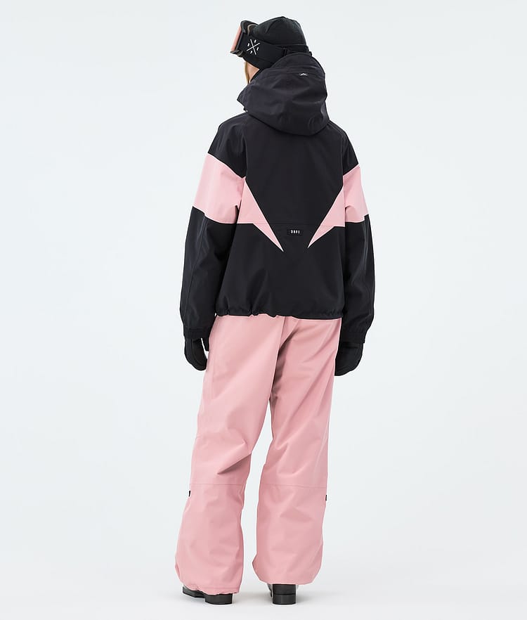 Dope Spartan W Skijakke Dame Spike Black/Soft Pink, Image 3 of 8