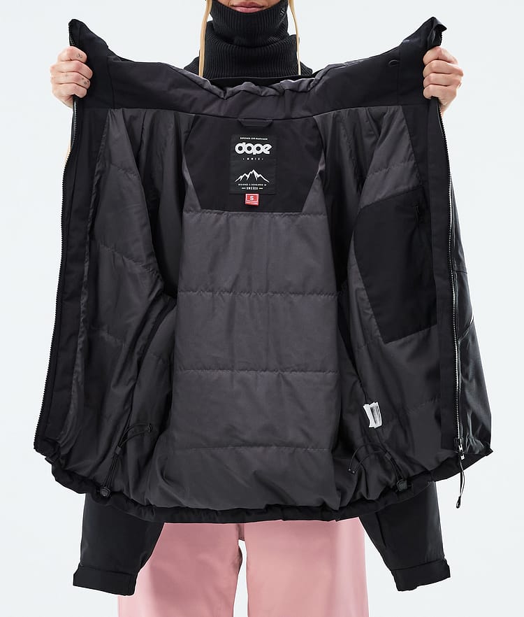 Dope Spartan W Skijakke Dame Spike Black/Soft Pink, Image 8 of 8