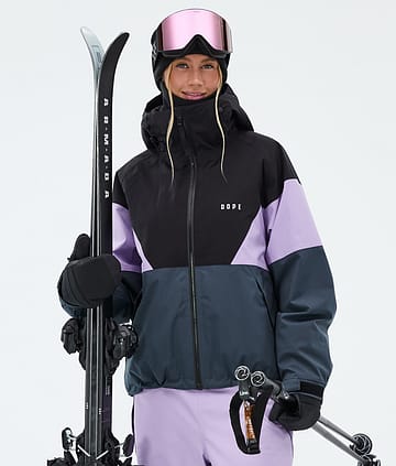 Dope Spartan W Skijakke Sport Black/Faded Violet/Metal Blue
