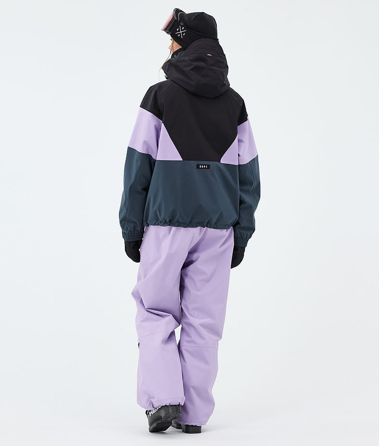 Dope Spartan W Skijakke Dame Sport Black/Faded Violet/Metal Blue, Image 3 of 8