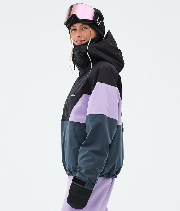 Dope Spartan W Skijakke Dame Sport Black/Faded Violet/Metal Blue, Image 5 of 8