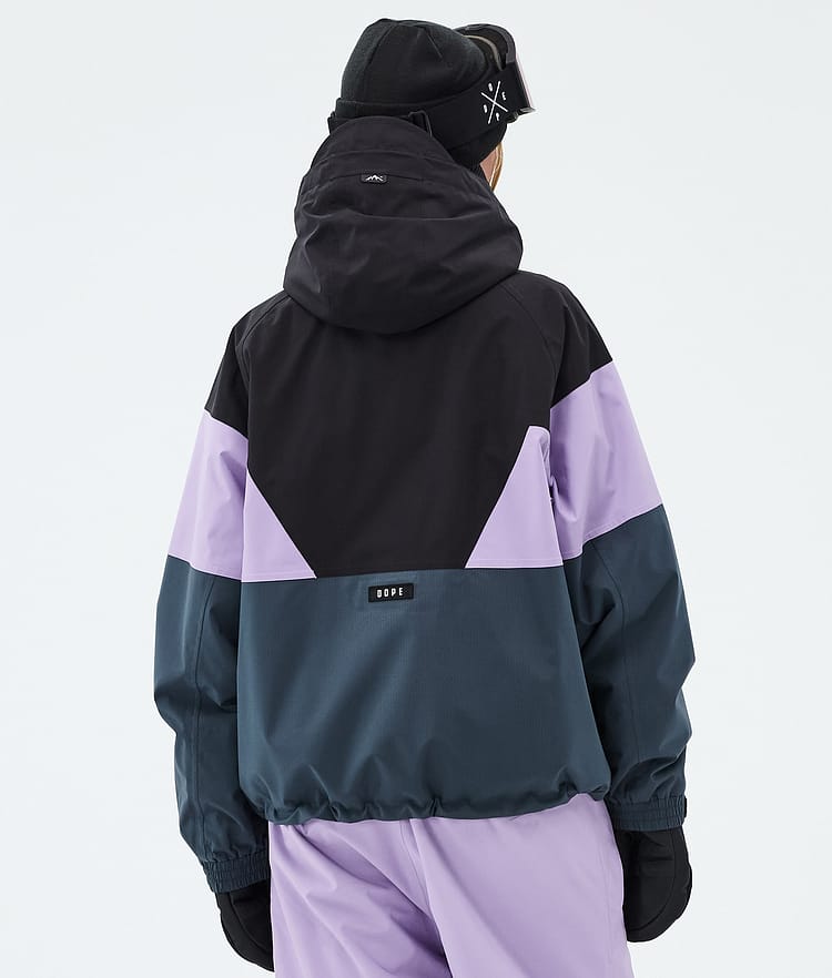 Dope Spartan W Skijakke Dame Sport Black/Faded Violet/Metal Blue, Image 6 of 8