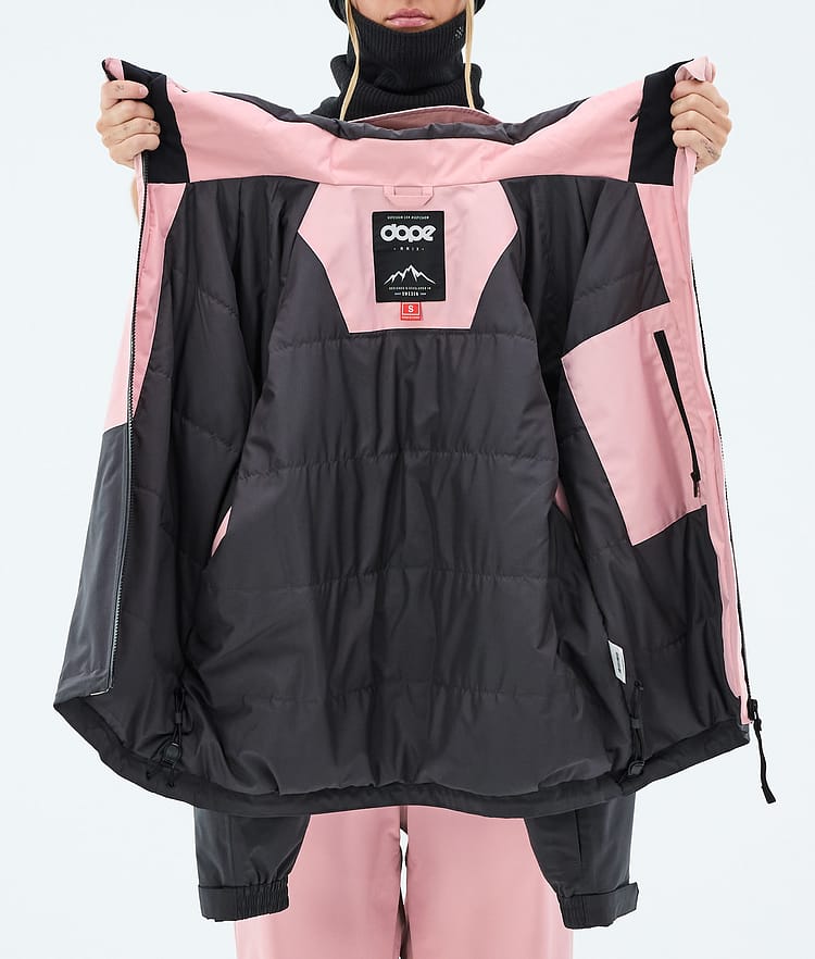 Dope Spartan W Skijakke Dame Sport Soft Pink/Black/Phantom, Image 8 of 8