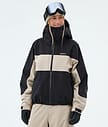 Dope Spartan W Skijakke Dame Stripe Black/Sand