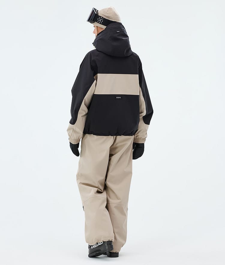 Dope Spartan W Skijakke Dame Stripe Black/Sand, Image 3 of 8