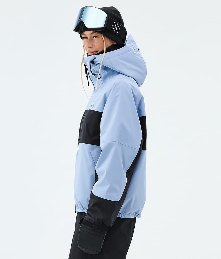 Dope Spartan W Skijakke Dame Stripe Light Blue/Black, Image 5 of 8
