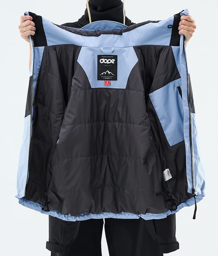 Dope Spartan W Skijakke Dame Stripe Light Blue/Black, Image 8 of 8