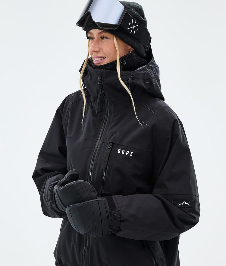Dope Apex W Snowboardjakke Dame Black, Image 4 of 9