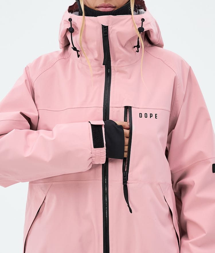 Dope Apex W Snowboardjakke Dame Soft Pink, Image 8 of 9