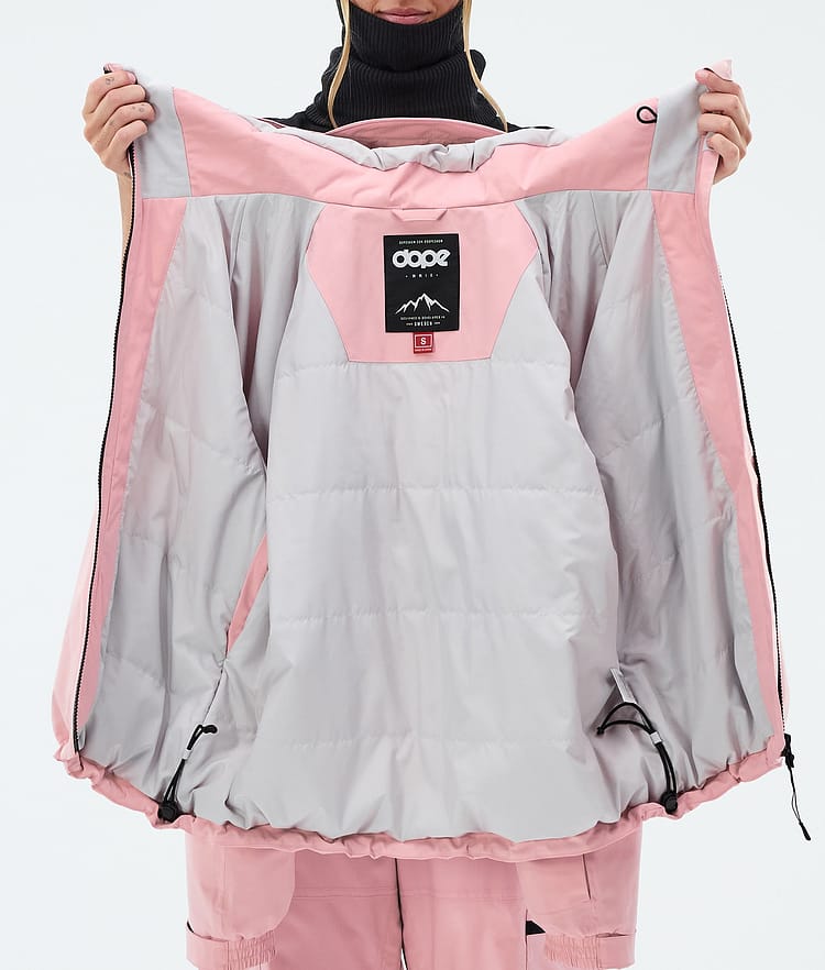 Dope Apex W Snowboardjakke Dame Soft Pink, Image 9 of 9