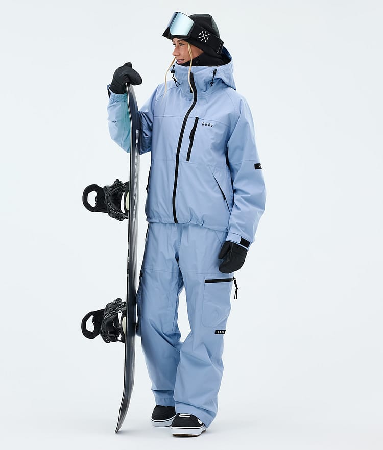 Dope Apex W Snowboardjakke Dame Light Blue, Image 2 of 9