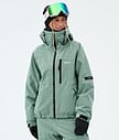 Dope Apex W Snowboardjakke Dame Faded Green