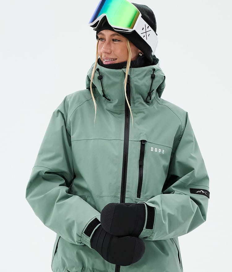 Dope Apex W Skijakke Dame Faded Green, Image 4 of 9