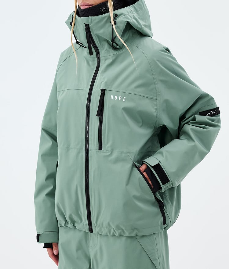 Dope Apex W Skijakke Dame Faded Green, Image 7 of 9