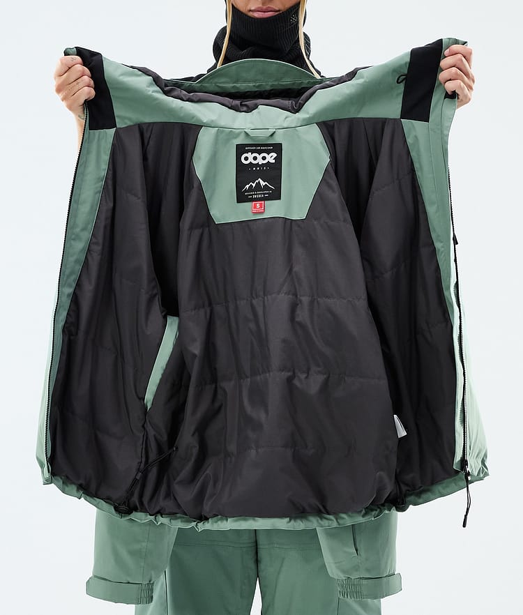 Dope Apex W Skijakke Dame Faded Green, Image 9 of 9