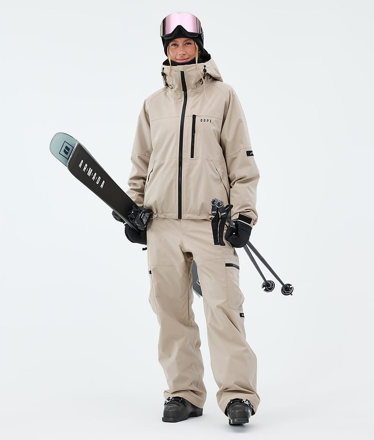 Dope Apex W Skijakke Dame Sand, Image 2 of 9
