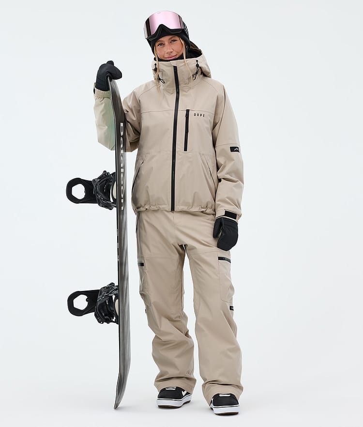 Dope Apex W Snowboardjakke Dame Sand, Image 2 of 9