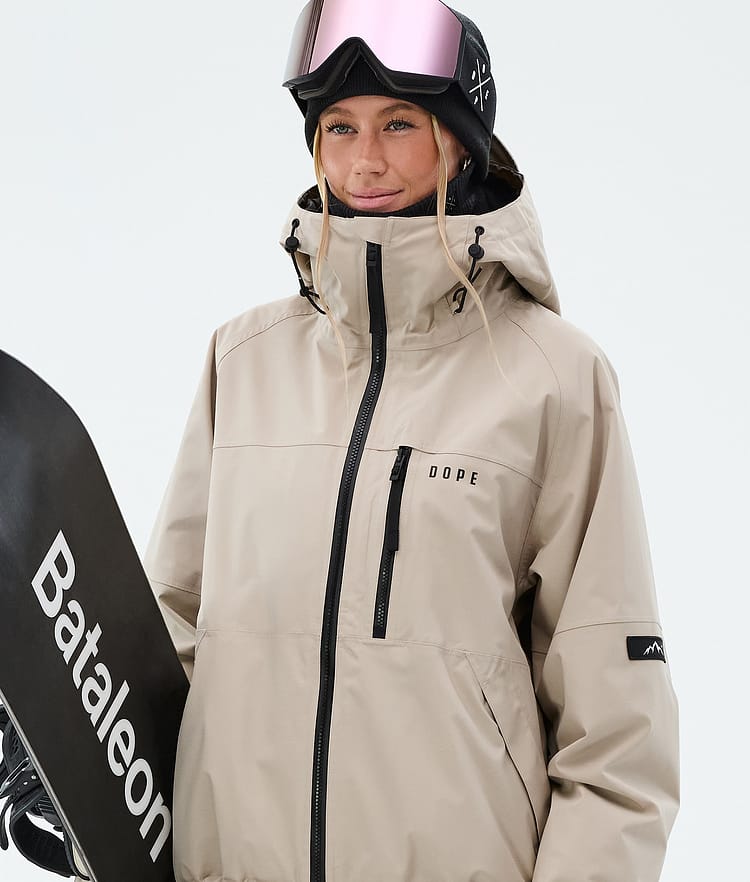 Dope Apex W Snowboardjakke Dame Sand, Image 4 of 9