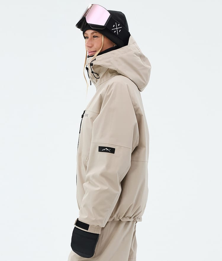 Dope Apex W Skijakke Dame Sand, Image 5 of 9