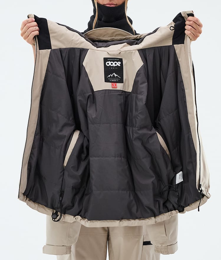 Dope Apex W Snowboardjakke Dame Sand, Image 9 of 9
