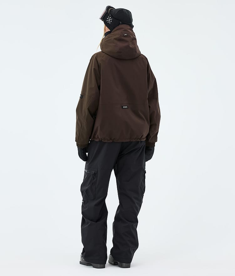 Dope Apex W Skijakke Dame Dark Brown, Image 3 of 9