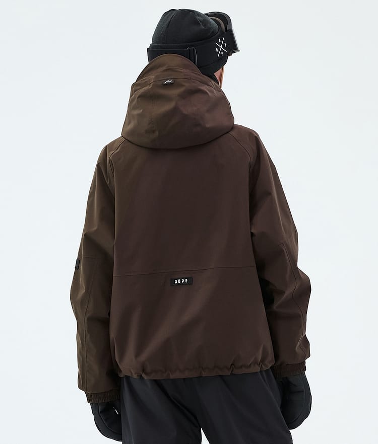Dope Apex W Skijakke Dame Dark Brown, Image 6 of 9