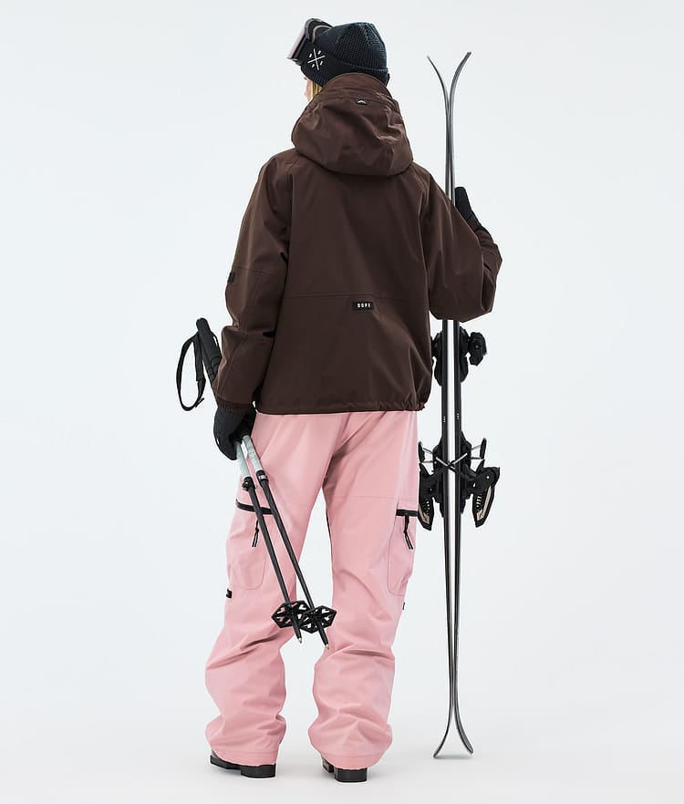 Dope Apex W Skidoutfit Dame Dark Brown/Soft Pink, Bilde 2 av 2