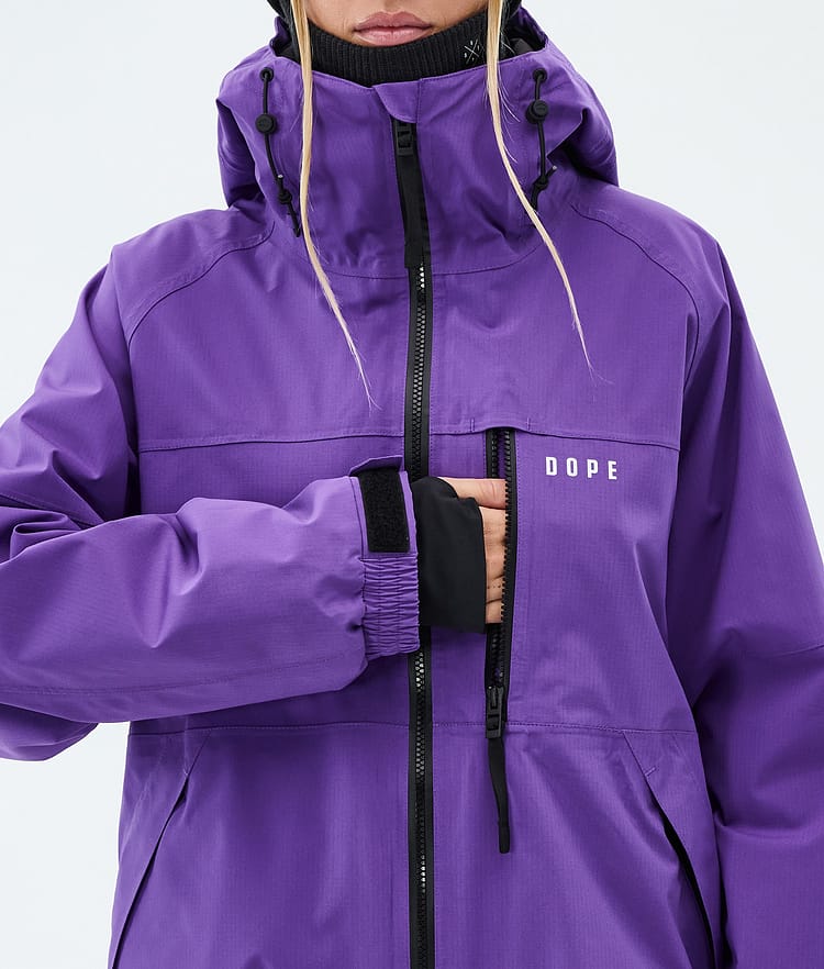 Dope Apex W Snowboardjakke Dame Vivid Purple, Image 8 of 9