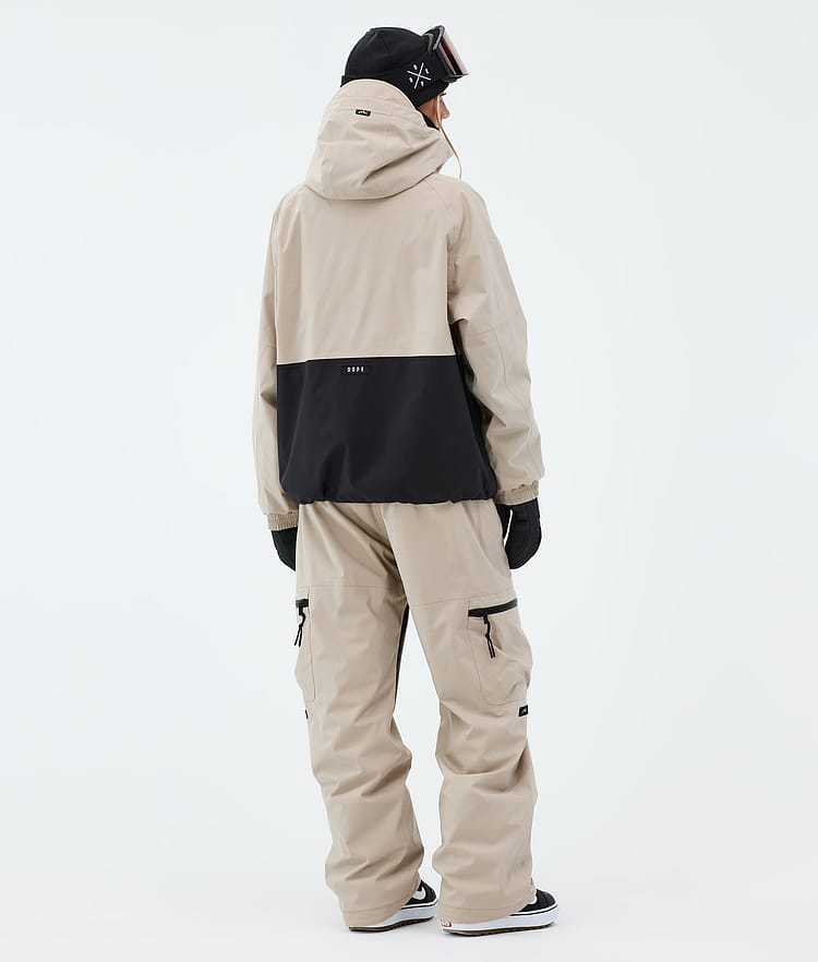 Dope Arnok W Snowboardjakke Dame Sand/Black, Image 3 of 8