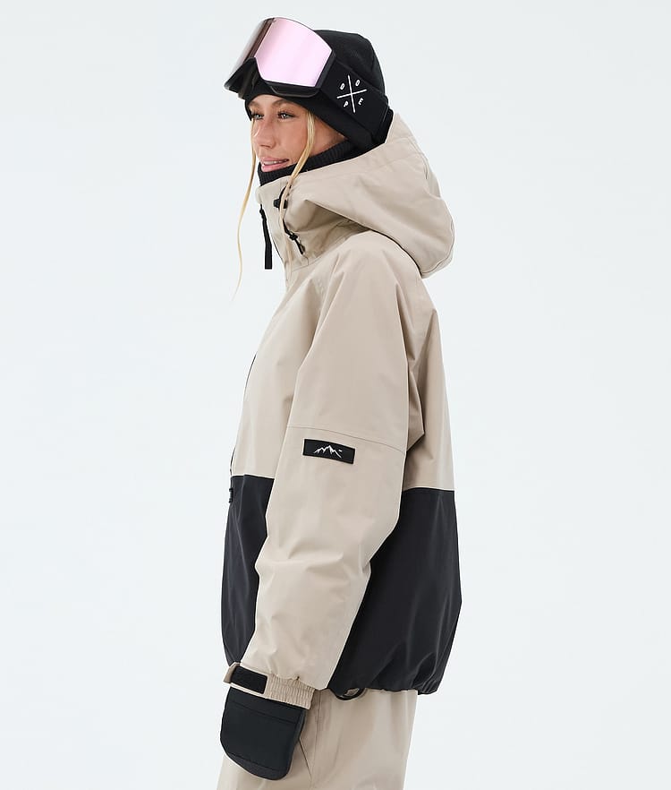 Dope Arnok W Snowboardjakke Dame Sand/Black, Image 5 of 8