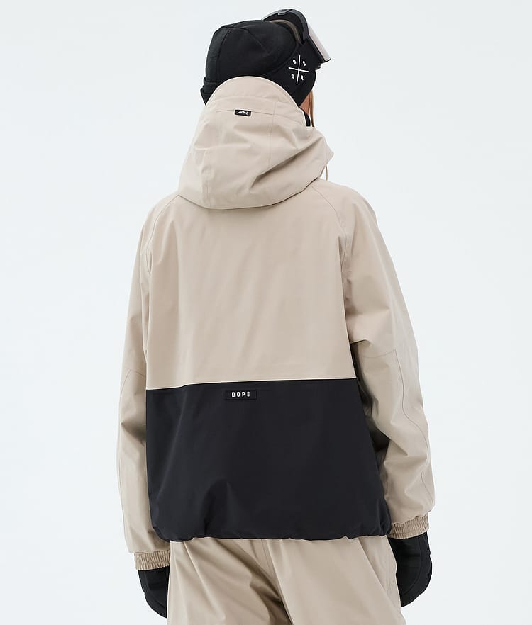 Dope Arnok W Snowboardjakke Dame Sand/Black, Image 6 of 8
