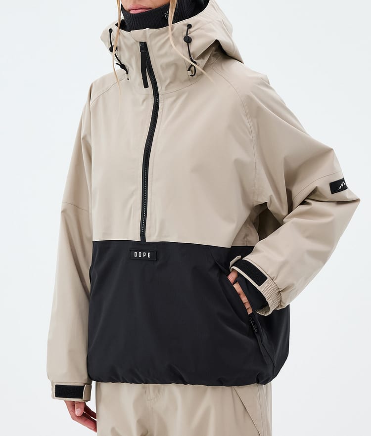 Dope Arnok W Snowboardjakke Dame Sand/Black, Image 7 of 8