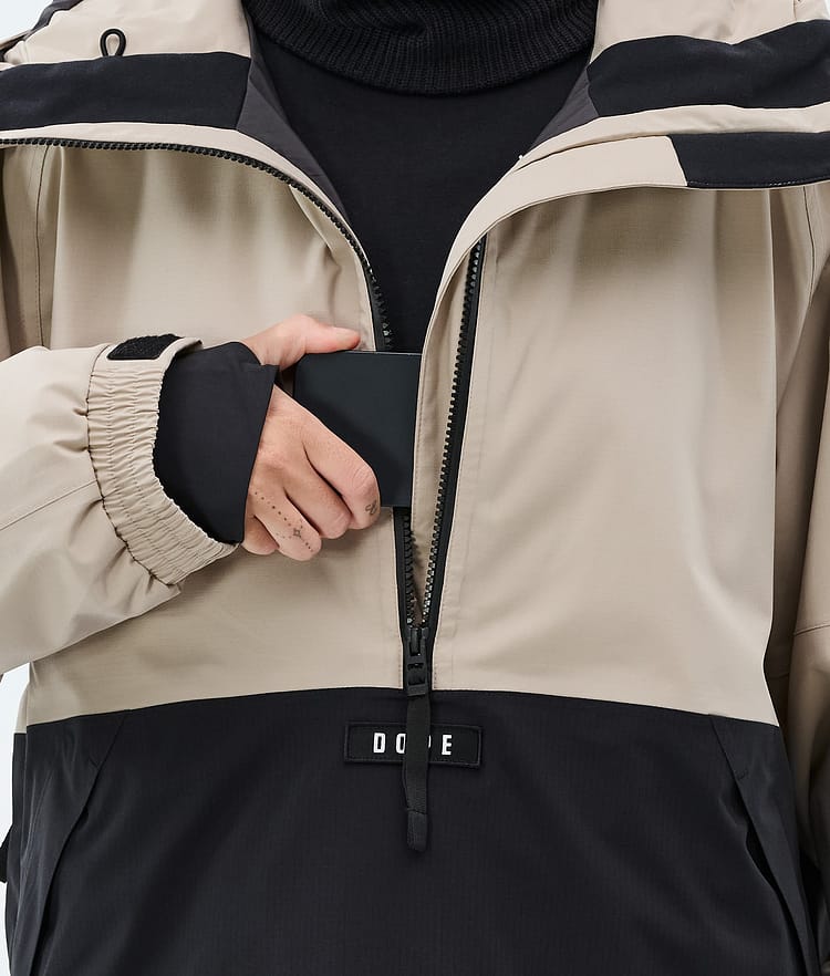 Dope Arnok W Snowboardjakke Dame Sand/Black, Image 8 of 8