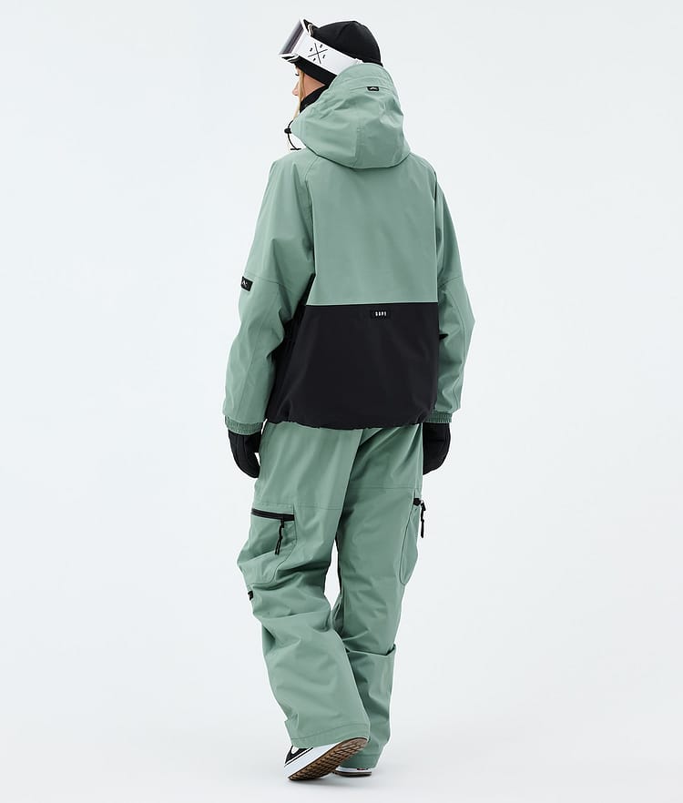 Dope Arnok W Snowboardjakke Dame Faded Green/Black, Image 3 of 8