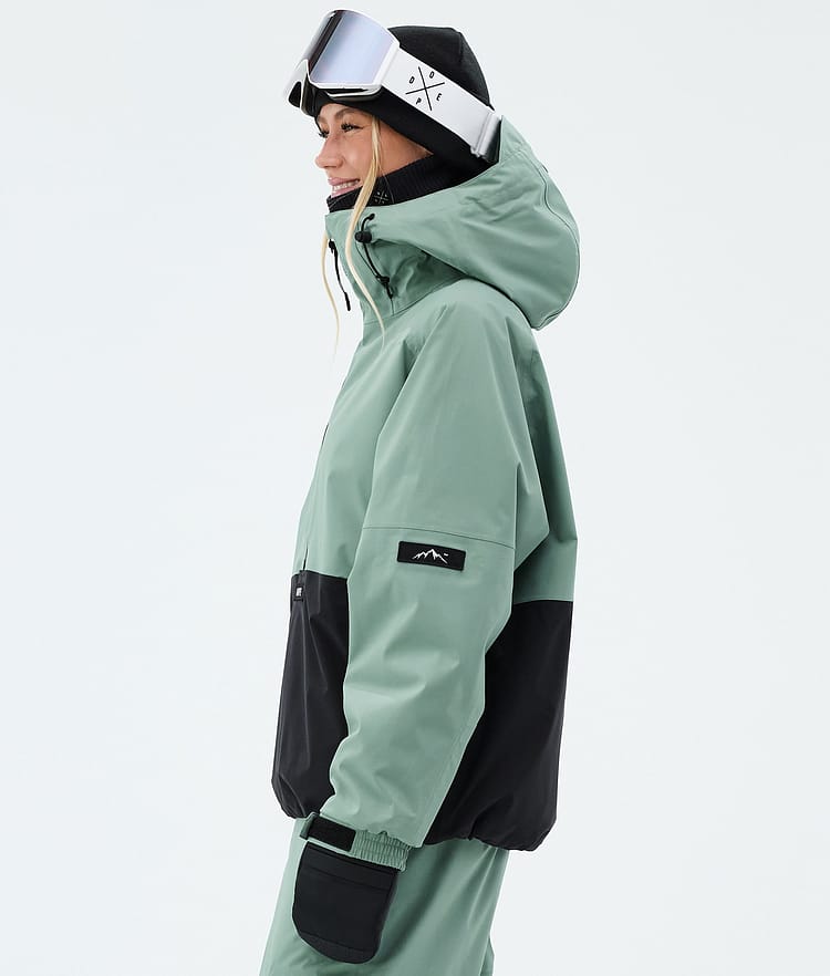 Dope Arnok W Snowboardjakke Dame Faded Green/Black, Image 5 of 8