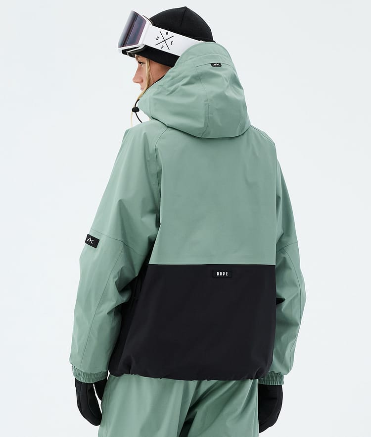Dope Arnok W Snowboardjakke Dame Faded Green/Black, Image 6 of 8
