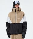 Dope Spartan Snowboardjakke Herre Sport Stone/Light Grey/Black