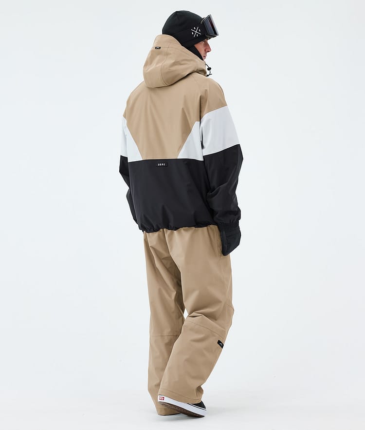 Dope Spartan Snowboardjakke Herre Sport Stone/Light Grey/Black, Bilde 3 av 8