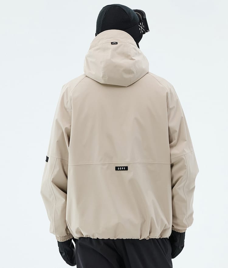 Dope Arnok Snowboardjakke Herre Sand, Image 7 of 9
